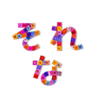 シンプルでかわいい❤️お花文字（個別スタンプ：14）