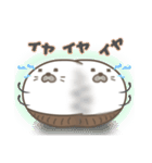 腹巻きアザラシ君 002 （あざらし）黒（個別スタンプ：3）