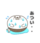 腹巻きアザラシ君 002 （あざらし）黒（個別スタンプ：13）