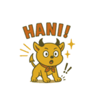 デビルHANIマン犬の日常あるある（個別スタンプ：3）
