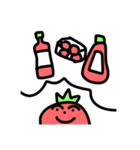 人間くさいトマト（個別スタンプ：10）