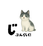 【使いやすい】白黒ねこのやさしい日常（個別スタンプ：22）