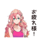 美容女子の輝き★（個別スタンプ：8）