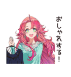 美容女子の輝き★（個別スタンプ：17）