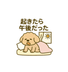 トイプードルkomugiダラダラ編（個別スタンプ：34）