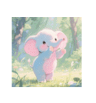 無言で伝わる赤ちゃんゾウ（個別スタンプ：6）