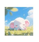 無言で伝わる赤ちゃんゾウ（個別スタンプ：13）