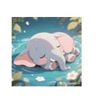 無言で伝わる赤ちゃんゾウ（個別スタンプ：16）