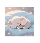 無言で伝わる赤ちゃんゾウ（個別スタンプ：17）