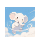 無言で伝わる赤ちゃんゾウ（個別スタンプ：20）