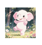 無言で伝わる赤ちゃんゾウ（個別スタンプ：21）