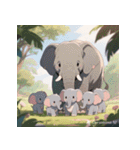 無言で伝わる赤ちゃんゾウ（個別スタンプ：31）