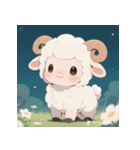ふわもこ赤ちゃんヒツジ（個別スタンプ：2）