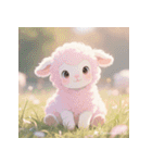 ふわもこ赤ちゃんヒツジ（個別スタンプ：4）