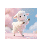 ふわもこ赤ちゃんヒツジ（個別スタンプ：7）