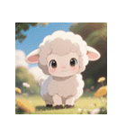 ふわもこ赤ちゃんヒツジ（個別スタンプ：12）