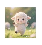 ふわもこ赤ちゃんヒツジ（個別スタンプ：15）