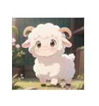 ふわもこ赤ちゃんヒツジ（個別スタンプ：18）
