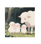 ふわもこ赤ちゃんヒツジ（個別スタンプ：22）