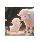 ふわもこ赤ちゃんヒツジ（個別スタンプ：24）