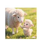 ふわもこ赤ちゃんヒツジ（個別スタンプ：25）