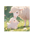 ふわもこ赤ちゃんヒツジ（個別スタンプ：28）