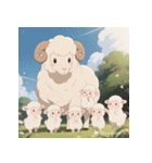 ふわもこ赤ちゃんヒツジ（個別スタンプ：36）