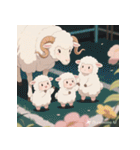 ふわもこ赤ちゃんヒツジ（個別スタンプ：37）