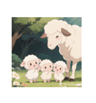 ふわもこ赤ちゃんヒツジ（個別スタンプ：40）