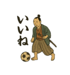 日本画サッカー侍スタンプ（個別スタンプ：2）