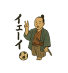 日本画サッカー侍スタンプ（個別スタンプ：5）