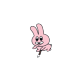 ピンク,プク私たちは友達です。(no text)3（個別スタンプ：6）