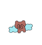 ピンク,プク私たちは友達です。(no text)3（個別スタンプ：8）