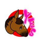 気持ちを伝えてくれるお馬さん（個別スタンプ：13）