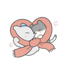 PurrDangoふたりの日常（個別スタンプ：1）