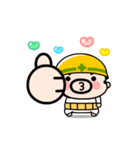 おやじ君の無言スタンプ【動く】（個別スタンプ：1）