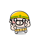 おやじ君の無言スタンプ【動く】（個別スタンプ：4）