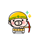 おやじ君の無言スタンプ【動く】（個別スタンプ：6）