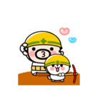 おやじ君の無言スタンプ【動く】（個別スタンプ：7）