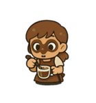 コーヒーの不思議な世界（個別スタンプ：14）
