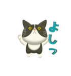 きもちまるごと！ハチワレぶーにゃん（個別スタンプ：17）