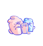 モモと太郎の夏休み（個別スタンプ：3）