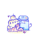 モモと太郎の夏休み（個別スタンプ：9）