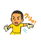 黄色いゴールキーパースタンプ（個別スタンプ：11）