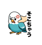 おしゃべりインコのスタンプ（個別スタンプ：4）