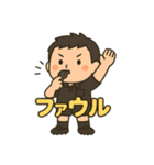 サッカー審判スタンプ（個別スタンプ：4）