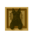 犬トリックアート1(小型犬)（個別スタンプ：28）