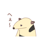 のんびり会話するミナミコアリクイ（個別スタンプ：13）