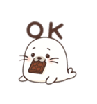 あざらしチョコちゃん（個別スタンプ：1）