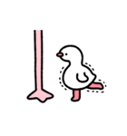 動く！フラミンゴの赤ちゃん（個別スタンプ：7）
